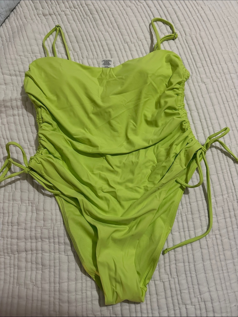 Bright Lime Green one piece